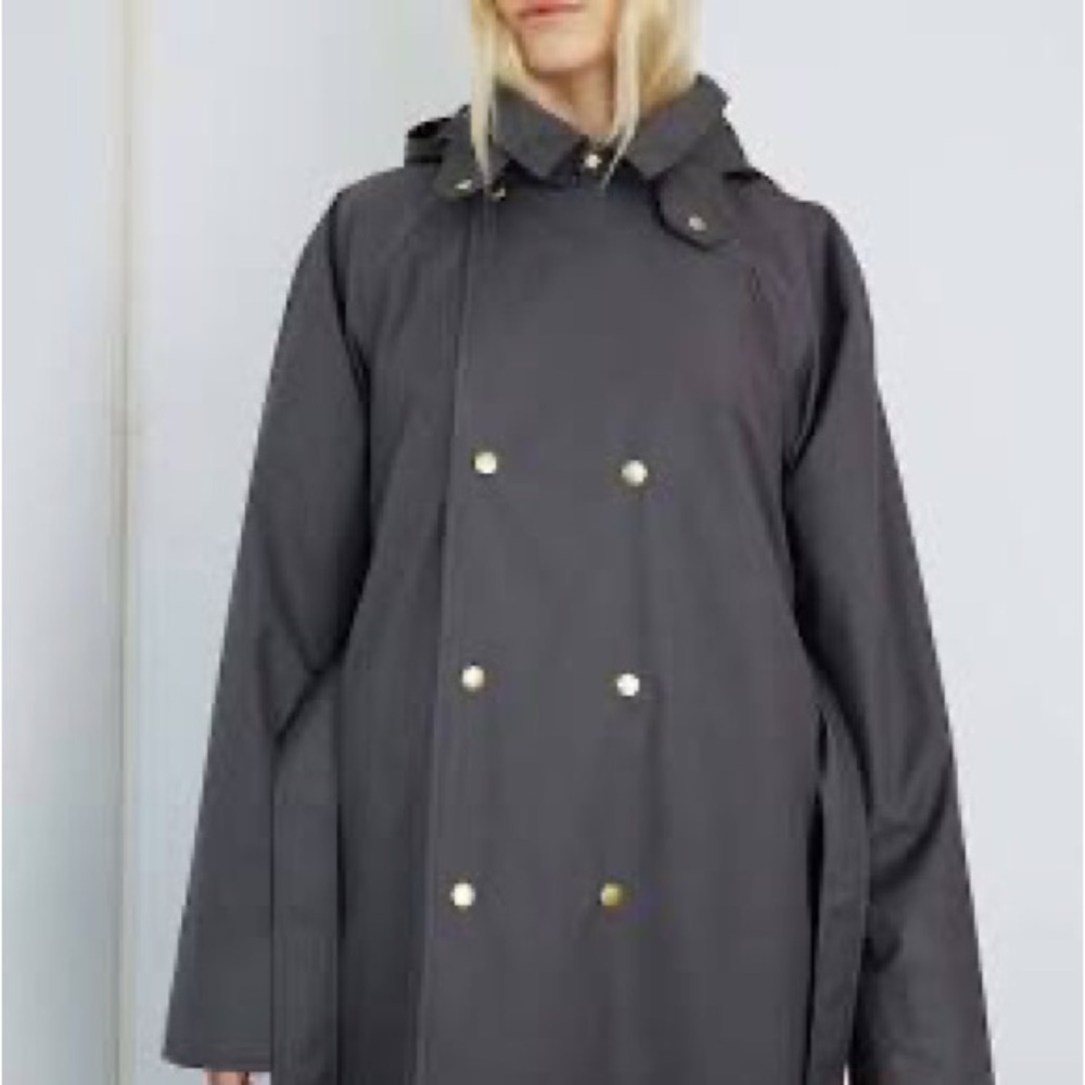 Elegant Fairechild x Boheme Slate Rain Trench Coat